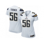 Women Nike Los Angeles Chargers #56 Korey Toomer Game White NFL Jersey