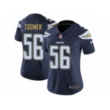 Women Nike Los Angeles Chargers #56 Korey Toomer Navy Blue Team Color Vapor Untouchable Limited Player NFL Jersey