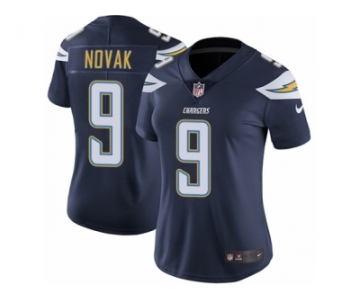 Women Nike Los Angeles Chargers #9 Nick Novak Navy Blue Team Color Vapor Untouchable Limited Player NFL Jersey