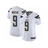 Women Nike Los Angeles Chargers #9 Nick Novak White Vapor Untouchable Limited Player NFL Jersey