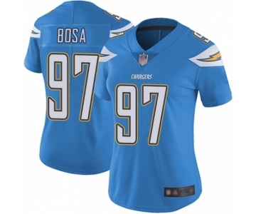 Women's Los Angeles Chargers #97 Joey Bosa Electric Blue Alternate Vapor Untouchable Limited Player Football Jersey