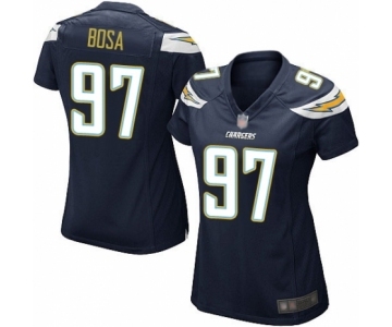 Women's Los Angeles Chargers #97 Joey Bosa Game Navy Blue Team Color Football Jersey