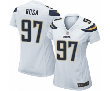 Women's Los Angeles Chargers #97 Joey Bosa Game White Football Jersey