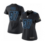 Women's Los Angeles Chargers #97 Joey Bosa Limited Black Impact Football Jersey