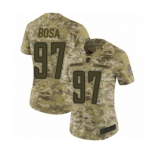 Women's Los Angeles Chargers #97 Joey Bosa Limited Camo 2018 Salute to Service Football Jersey