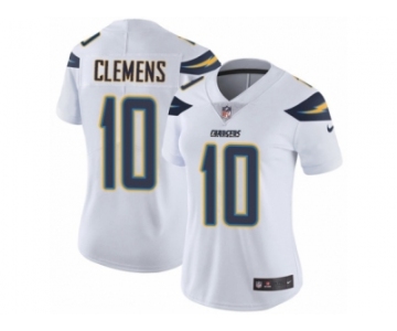 Women's Nike Los Angeles Chargers #10 Kellen Clemens Vapor Untouchable Limited White NFL Jersey