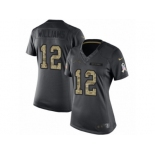 Women's Nike Los Angeles Chargers #12 Mike Williams Limited Black 2016 Salute to Service NFL Jersey