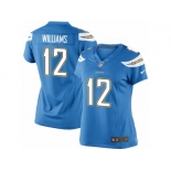 Women's Nike Los Angeles Chargers #12 Mike Williams Limited Electric Blue Alternate NFL Jersey