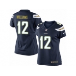 Women's Nike Los Angeles Chargers #12 Mike Williams Limited Navy Blue Team Color NFL Jersey