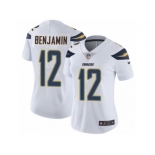 Women's Nike Los Angeles Chargers #12 Travis Benjamin Vapor Untouchable Limited White NFL Jersey