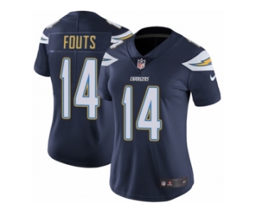 Women's Nike Los Angeles Chargers #14 Dan Fouts Vapor Untouchable Limited Navy Blue Team Color NFL Jersey