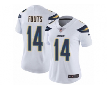 Women's Nike Los Angeles Chargers #14 Dan Fouts Vapor Untouchable Limited White NFL Jersey