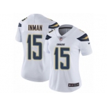 Women's Nike Los Angeles Chargers #15 Dontrelle Inman Vapor Untouchable Limited White NFL Jersey