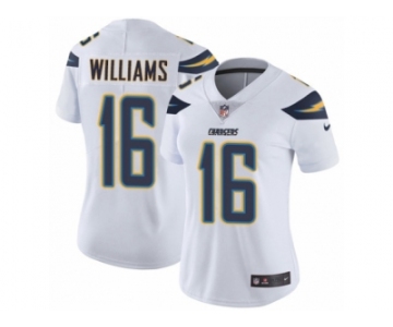 Women's Nike Los Angeles Chargers #16 Tyrell Williams Vapor Untouchable Limited White NFL Jersey