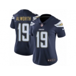 Women's Nike Los Angeles Chargers #19 Lance Alworth Vapor Untouchable Limited Navy Blue Team Color NFL Jersey