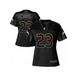 Women's Nike Los Angeles Chargers #23 Dexter McCoil Game Black Fashion NFL Jersey