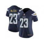 Women's Nike Los Angeles Chargers #23 Dexter McCoil Vapor Untouchable Limited Navy Blue Team Color NFL Jersey