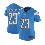 Women's Nike Los Angeles Chargers #23 Rayshawn Jenkins Electric Blue Alternate Vapor Untouchable Limited Player NFL Jersey