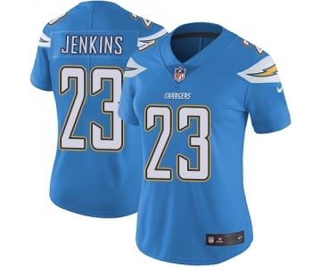 Women's Nike Los Angeles Chargers #23 Rayshawn Jenkins Electric Blue Alternate Vapor Untouchable Limited Player NFL Jersey