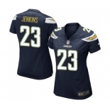 Women's Nike Los Angeles Chargers #23 Rayshawn Jenkins Game Navy Blue Team Color NFL Jersey