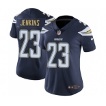 Women's Nike Los Angeles Chargers #23 Rayshawn Jenkins Navy Blue Team Color Vapor Untouchable Limited Player NFL Jersey