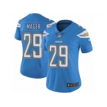 Women's Nike Los Angeles Chargers #29 Craig Mager Vapor Untouchable Limited Electric Blue Alternate NFL Jersey