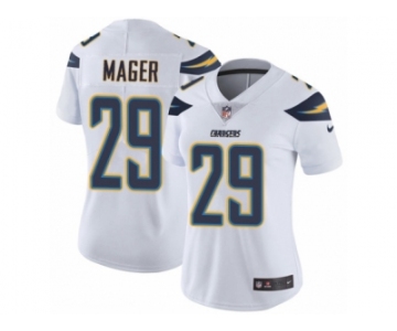 Women's Nike Los Angeles Chargers #29 Craig Mager Vapor Untouchable Limited White NFL Jersey