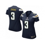 Women's Nike Los Angeles Chargers #3 Rayshawn Jenkins Game Navy Blue Team Color NFL Jersey