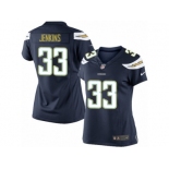 Women's Nike Los Angeles Chargers #33 Rayshawn Jenkins Limited Navy Blue Team Color NFL Jersey