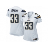 Women's Nike Los Angeles Chargers #33 Rayshawn Jenkins Limited White NFL Jersey