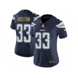 Women's Nike Los Angeles Chargers #33 Tre Boston Navy Blue Team Color Vapor Untouchable Limited Player NFL Jersey