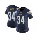 Women's Nike Los Angeles Chargers #34 Derek Watt Vapor Untouchable Limited Navy Blue Team Color NFL Jersey