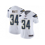 Women's Nike Los Angeles Chargers #34 Derek Watt Vapor Untouchable Limited White NFL Jersey