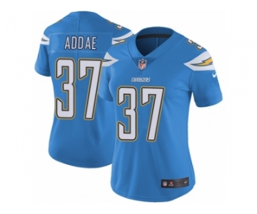 Women's Nike Los Angeles Chargers #37 Jahleel Addae Vapor Untouchable Limited Electric Blue Alternate NFL Jersey