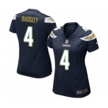 Women's Nike Los Angeles Chargers #4 Michael Badgley Game Navy Blue Team Color NFL Jersey