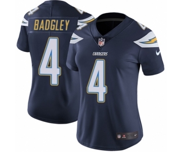 Women's Nike Los Angeles Chargers #4 Michael Badgley Navy Blue Team Color Vapor Untouchable Limited Player NFL Jersey