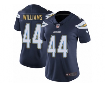 Women's Nike Los Angeles Chargers #44 Andre Williams Vapor Untouchable Limited Navy Blue Team Color NFL Jersey