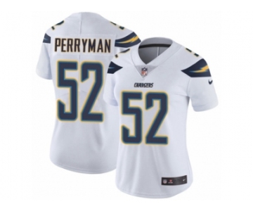 Women's Nike Los Angeles Chargers #52 Denzel Perryman Vapor Untouchable Limited White NFL Jersey