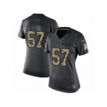 Women's Nike Los Angeles Chargers #57 Jatavis Brown Limited Black 2016 Salute to Service NFL Jersey