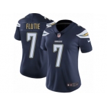 Women's Nike Los Angeles Chargers #7 Doug Flutie Vapor Untouchable Limited Navy Blue Team Color NFL Jersey