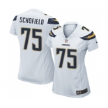 Women's Nike Los Angeles Chargers #75 Michael Schofield Game White NFL Jersey