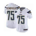 Women's Nike Los Angeles Chargers #75 Michael Schofield White Vapor Untouchable Limited Player NFL Jersey