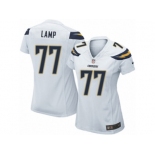 Women's Nike Los Angeles Chargers #77 Forrest Lamp Limited White NFL Jersey