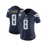 Women's Nike Los Angeles Chargers #8 Drew Kaser Vapor Untouchable Limited Navy Blue Team Color NFL Jersey