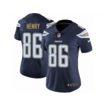 Women's Nike Los Angeles Chargers #86 Hunter Henry Vapor Untouchable Limited Navy Blue Team Color NFL Jersey