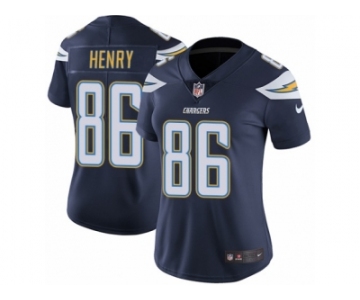 Women's Nike Los Angeles Chargers #86 Hunter Henry Vapor Untouchable Limited Navy Blue Team Color NFL Jersey