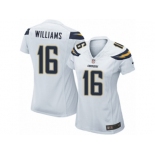 Women's Nike San Diego Chargers #16 Tyrell Williams Limited White NFL Jersey