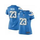 Women's Nike San Diego Chargers #23 Dexter McCoil Limited Electric Blue Alternate NFL Jersey