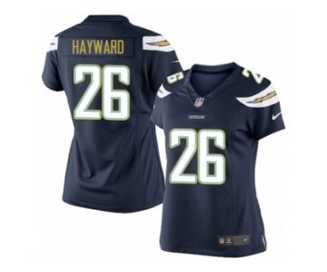 Women's Nike San Diego Chargers #26 Casey Hayward Limited Navy Blue Team Color NFL Jersey