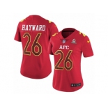 Women's Nike San Diego Chargers #26 Casey Hayward Limited Red 2017 Pro Bowl NFL Jersey